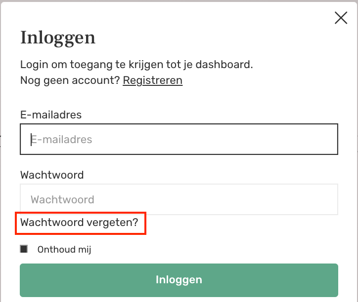 Hoe Reset Ik Mijn Wachtwoord Help Center